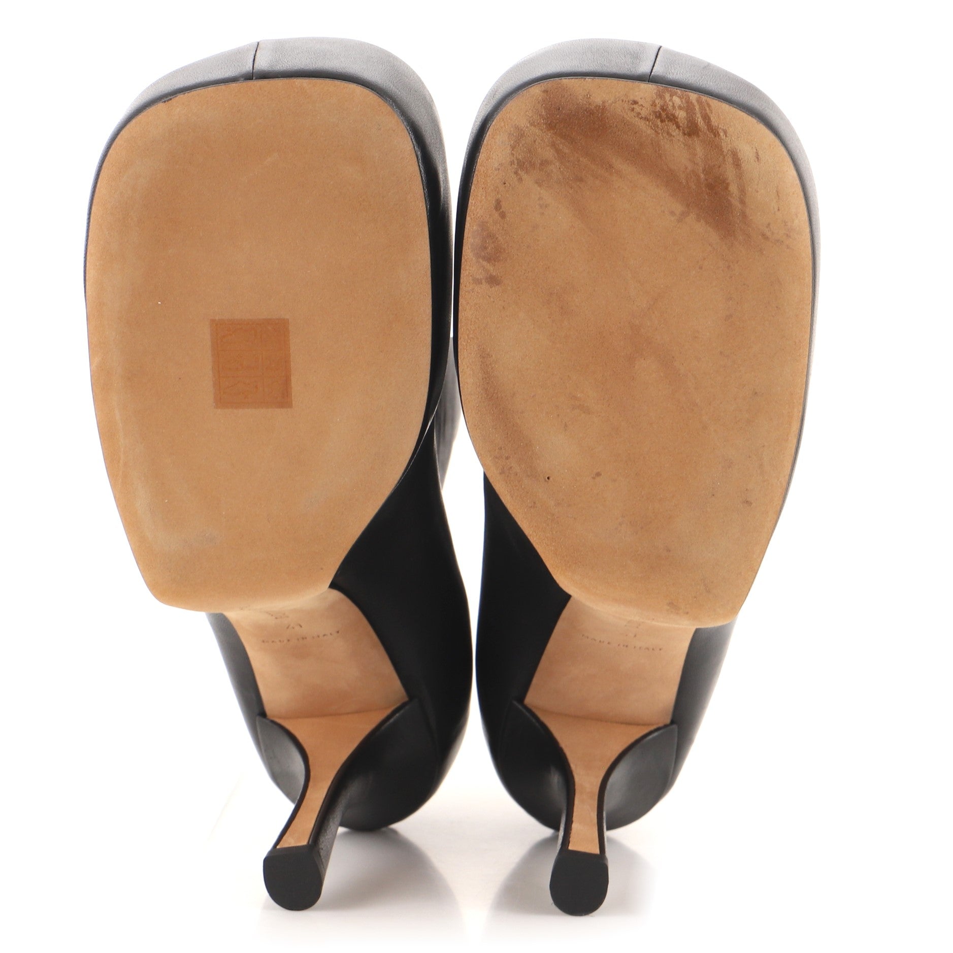 Women's Bold Square Toe Ankle Boots Leather