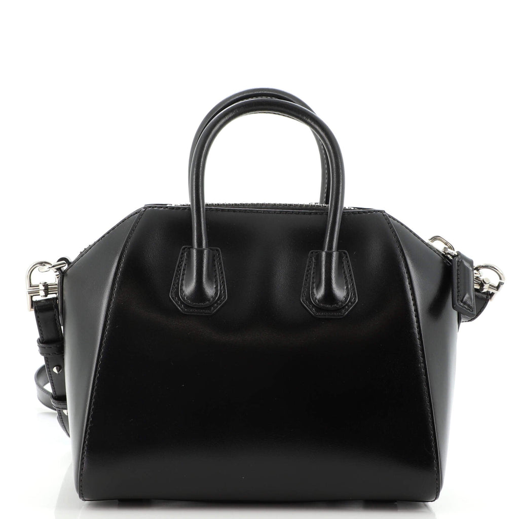 Antigona Bag Glazed Leather Mini