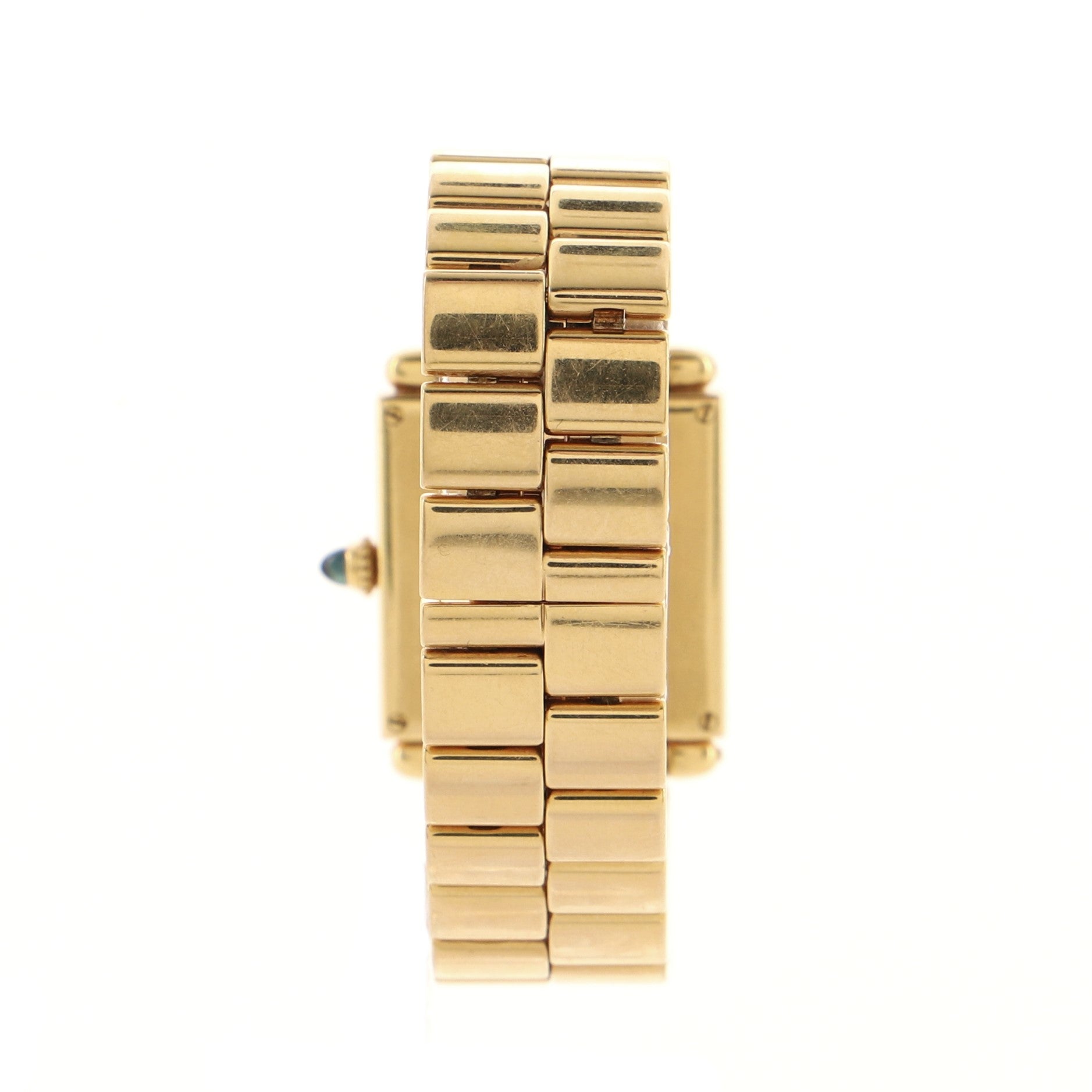 Tank Obus Quartz Watch Yellow Gold 25
