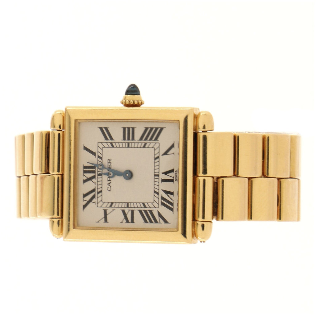 Tank Obus Quartz Watch Yellow Gold 25