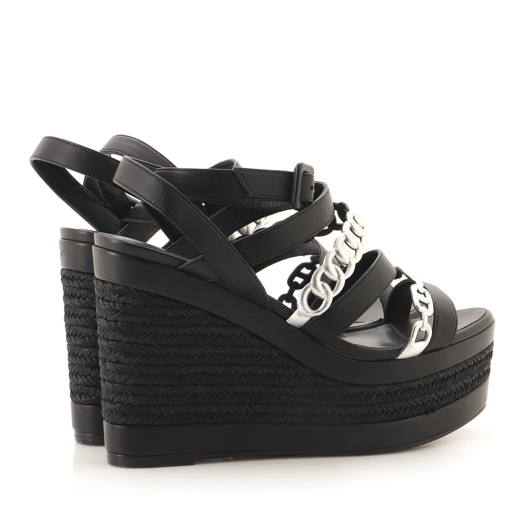 Women's Amarres Wedge Espadrille Sandals Leather