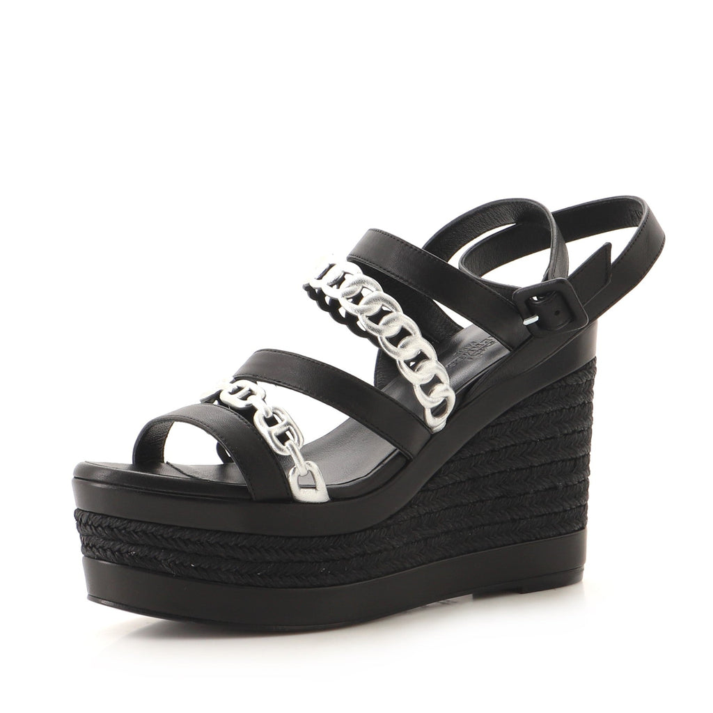 Women's Amarres Wedge Espadrille Sandals Leather