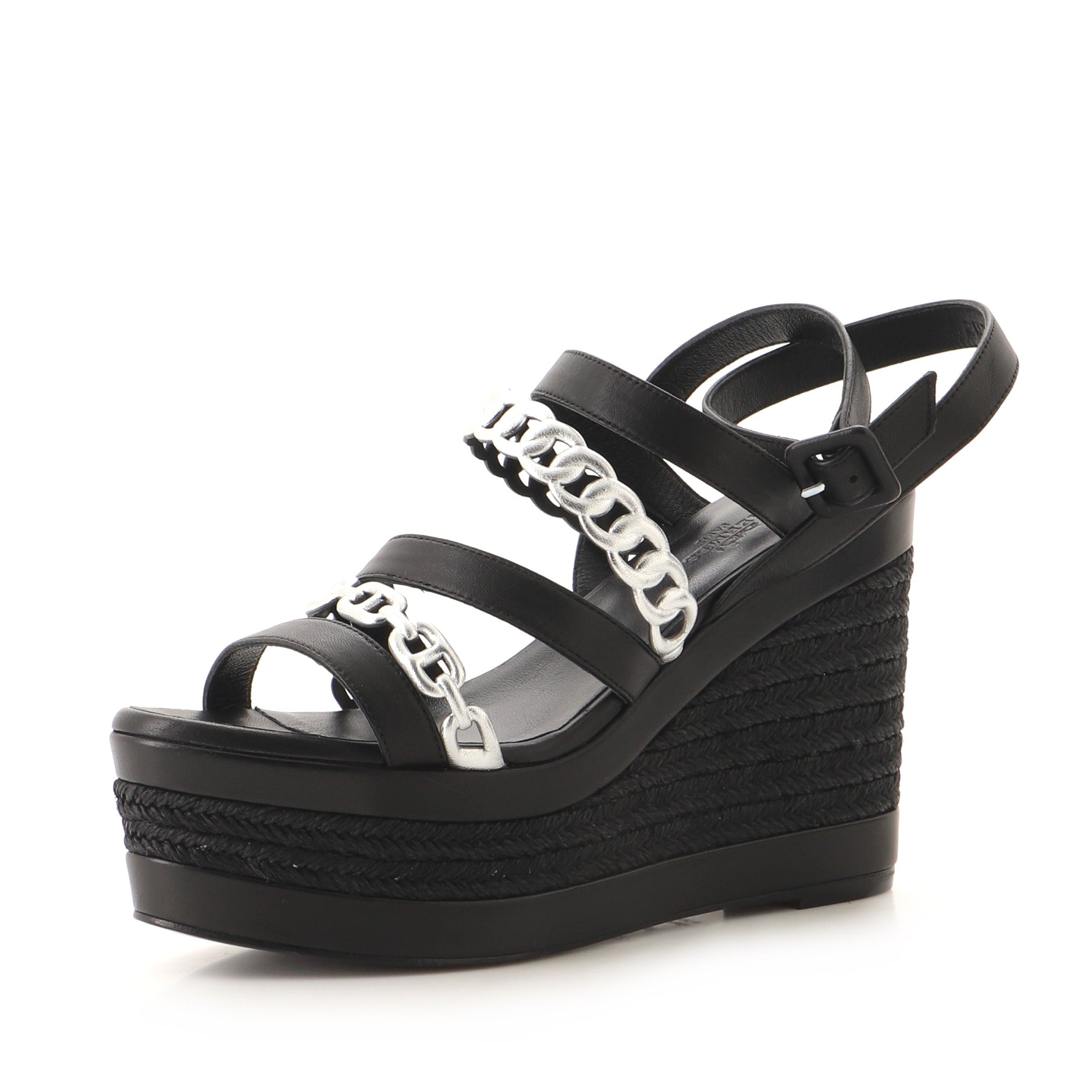 Women's Amarres Wedge Espadrille Sandals Leather