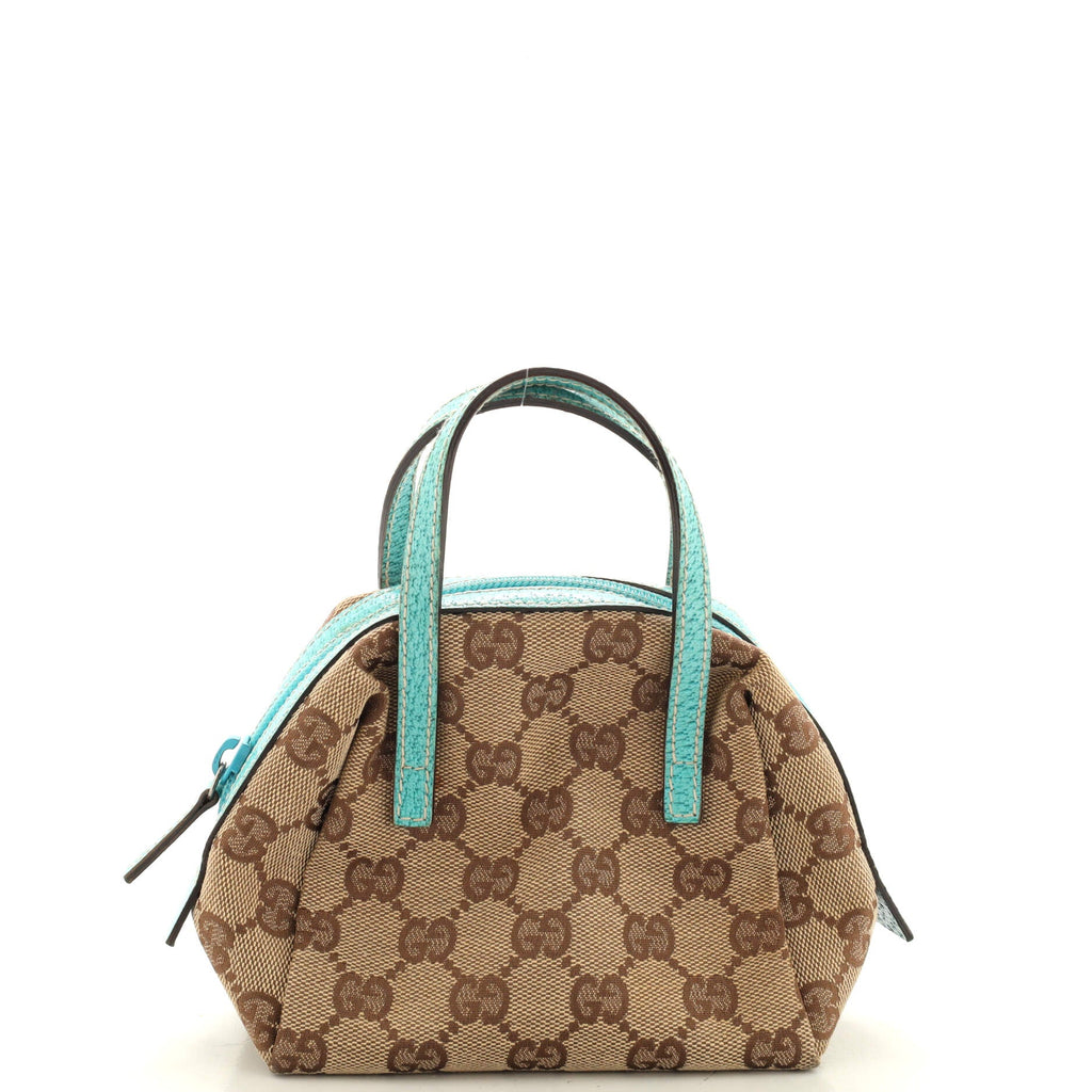 Zip Around Bowling Bag GG Canvas Mini