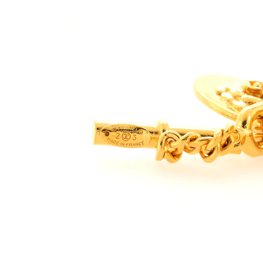 Vintage Lucky Symbols Charm Bracelet Metal
