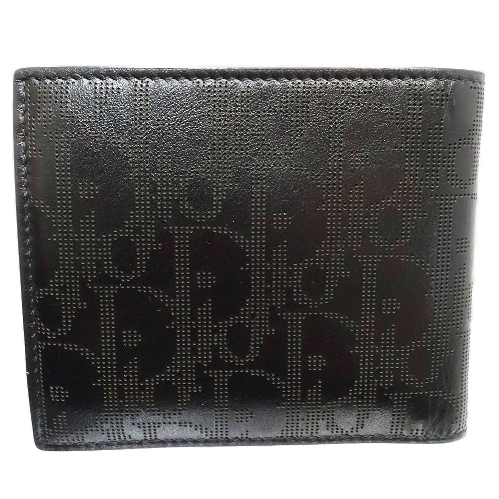 Dior Leather Bifold Wallet Oblique Galaxy