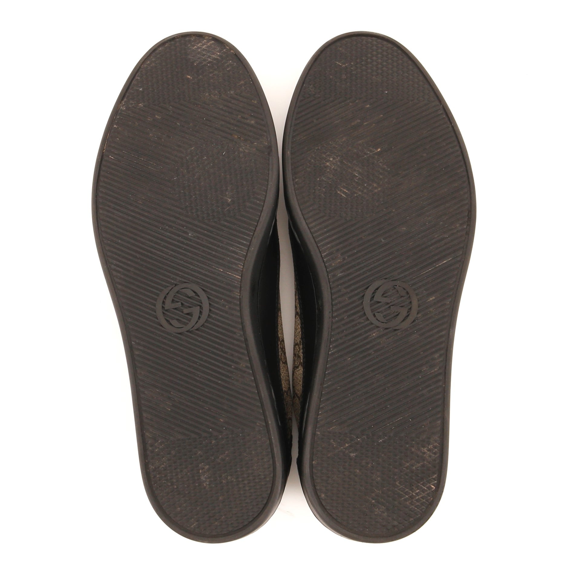 Men's Common Low-Top Sneakers GG Canvas and Leather