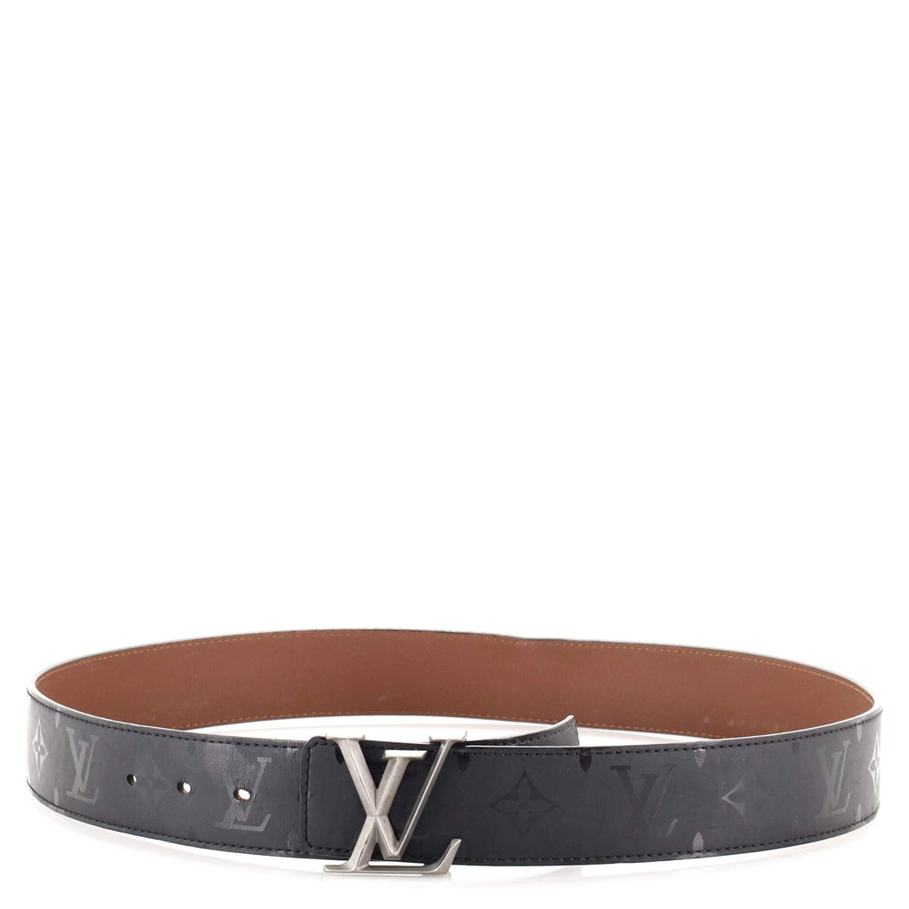 LV Initiales Reversible Belt Monogram Eclipse Canvas Wide 90