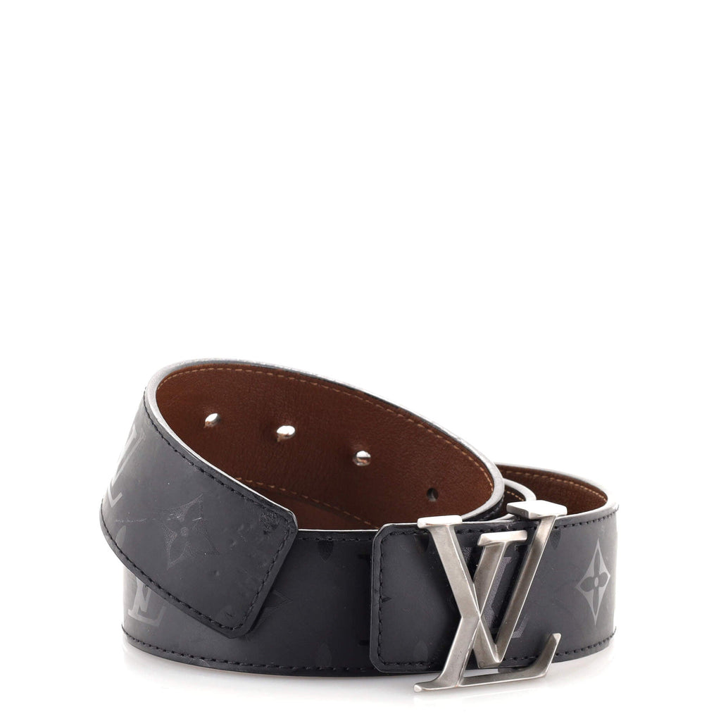 LV Initiales Reversible Belt Monogram Eclipse Canvas Wide 90