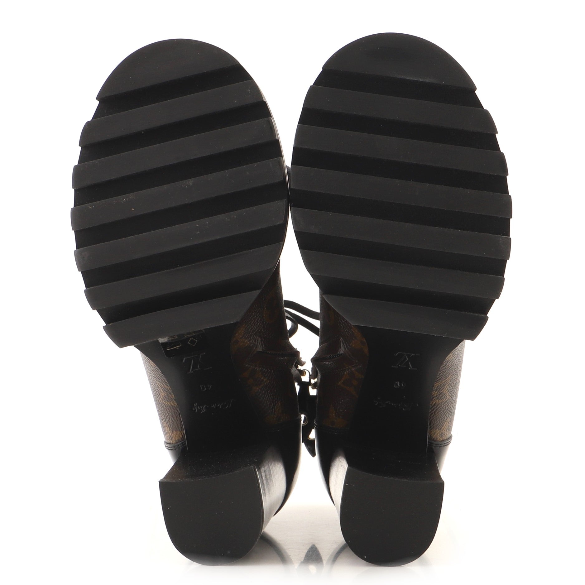 Women's Star Trail Ankle Boots Monogram Canvas with Patent