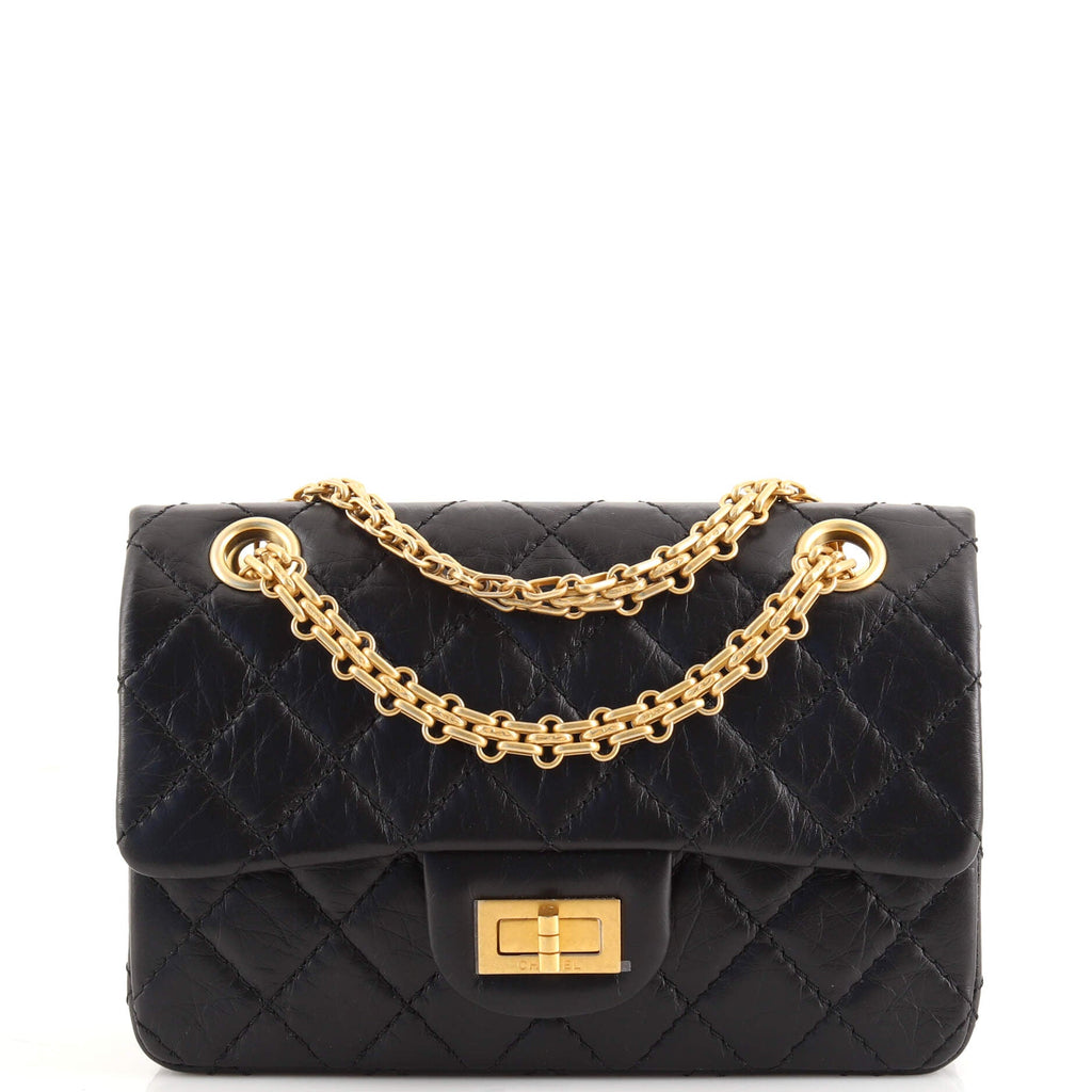 Reissue 2.55 Flap Bag Quilted Aged Calfskin Mini