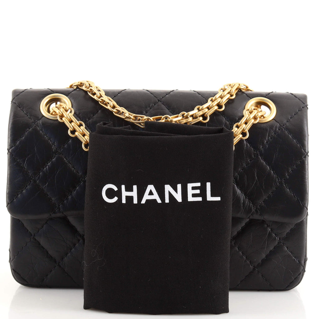 Reissue 2.55 Flap Bag Quilted Aged Calfskin Mini