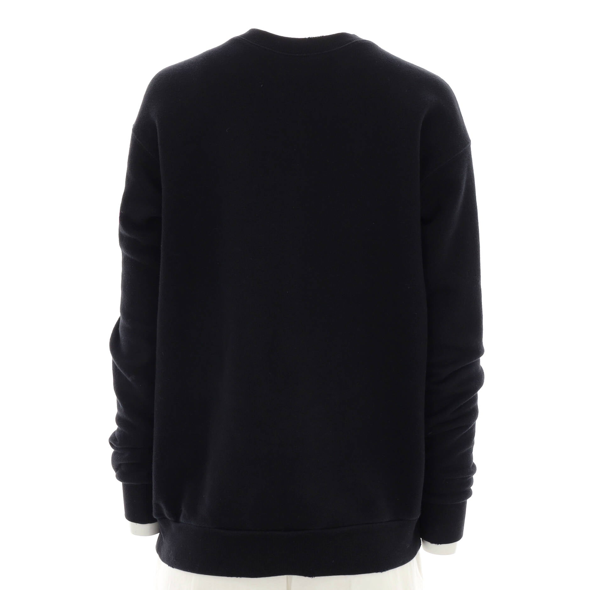 Women's Graphic Print Crewneck Sweater Printed Cotton