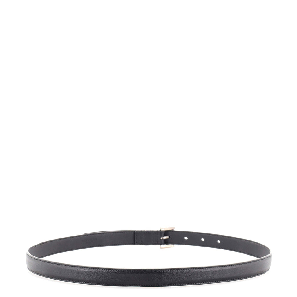 Classic Monogram Square Buckle Belt Leather Thin 90