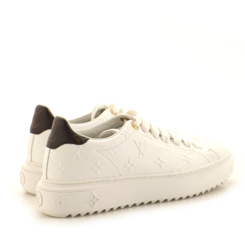 Women's Time Out Sneakers Monogram Embossed Leather
