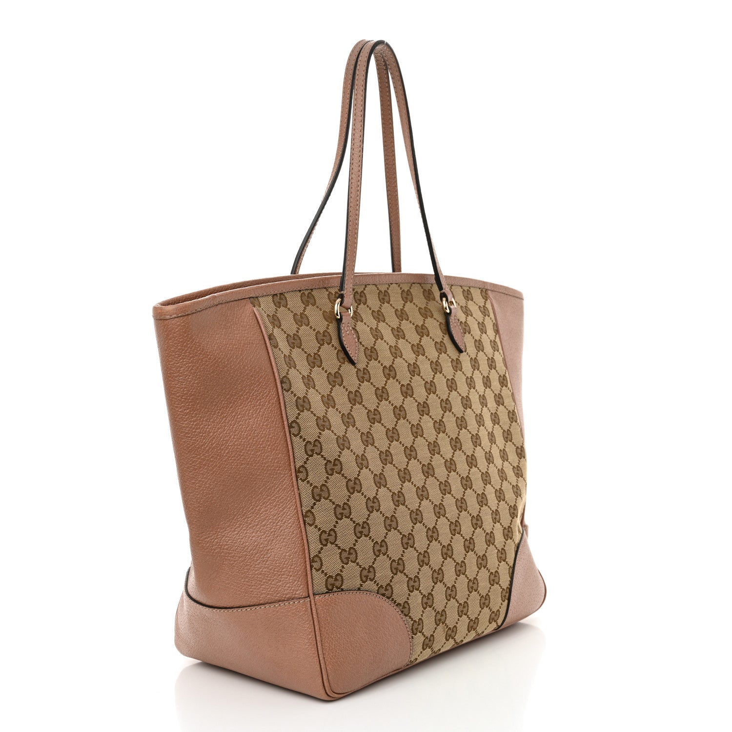 Monogram Medium Bree Zippered Tote Beige Dark Cipria