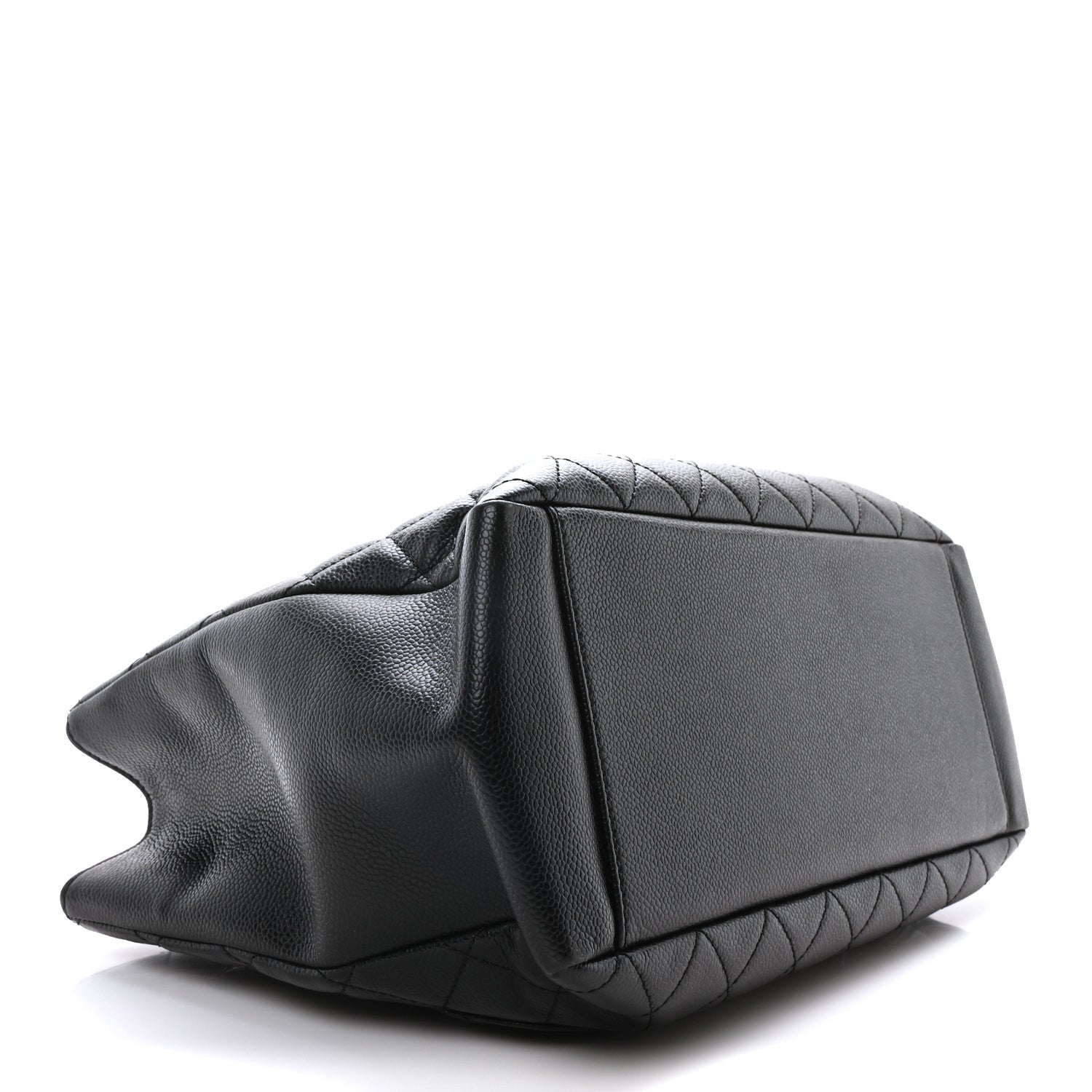 Caviar Quilted Grand Shopping Tote GST Black