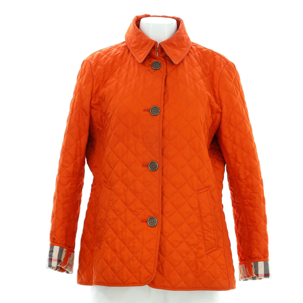 Women's Button-Up Jacket Quilted Polyester Blend