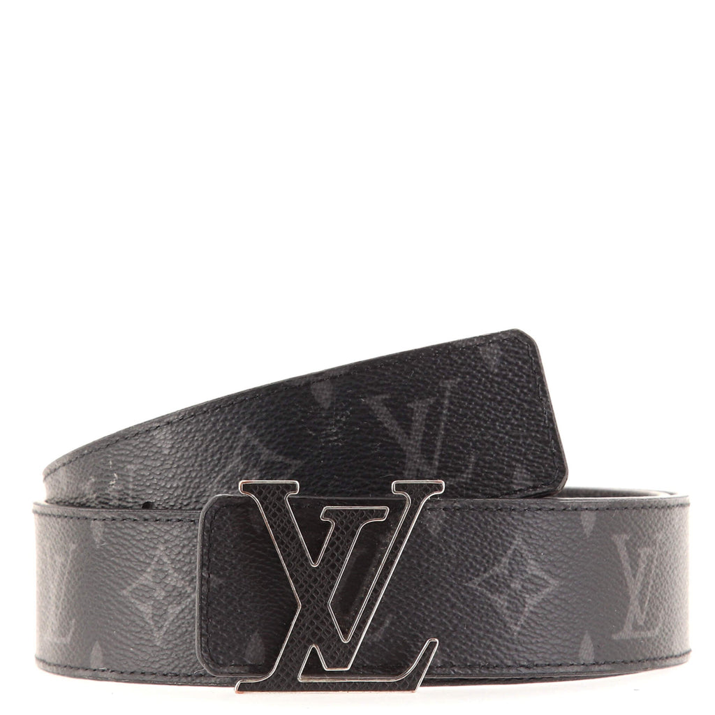 LV Initiales Reversible Belt Monogram Eclipse Canvas Wide 85