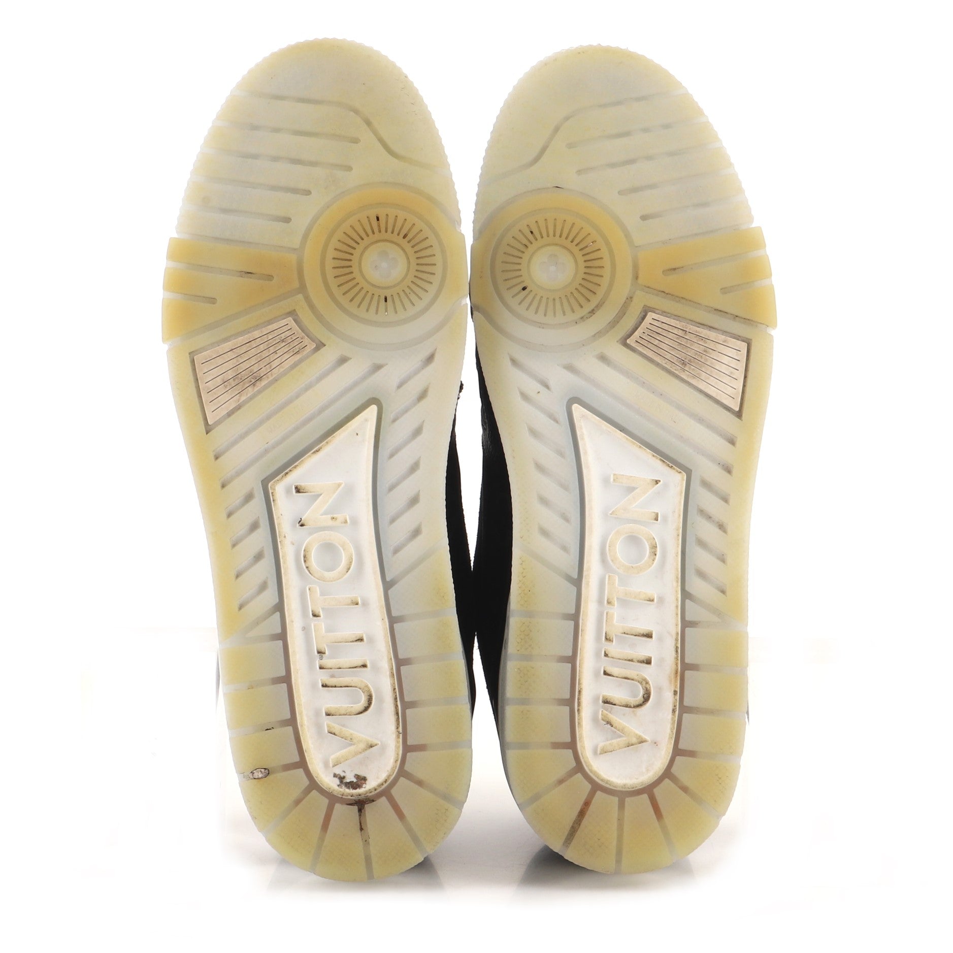 Men's LV Trainer Sneakers Monogram Eclipse with Suede