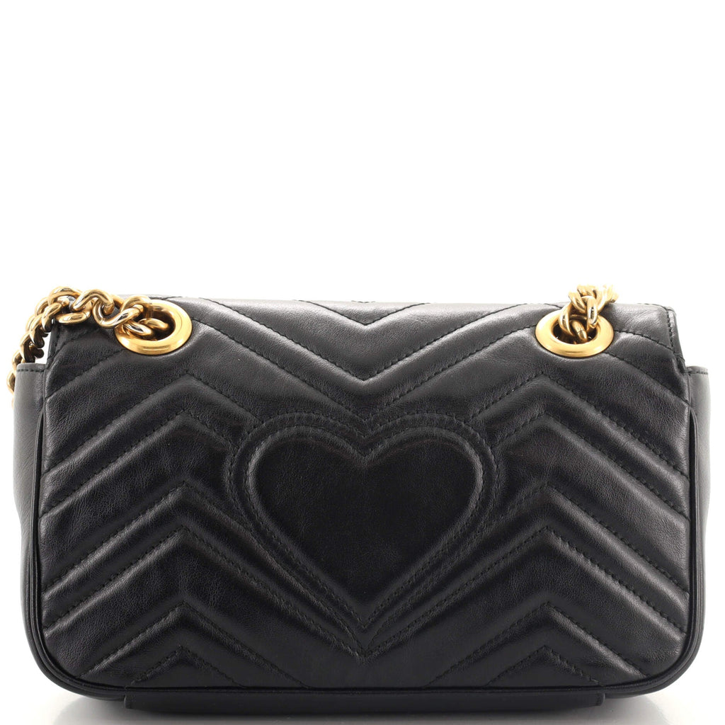 GG Marmont Flap Bag Matelasse Leather Mini