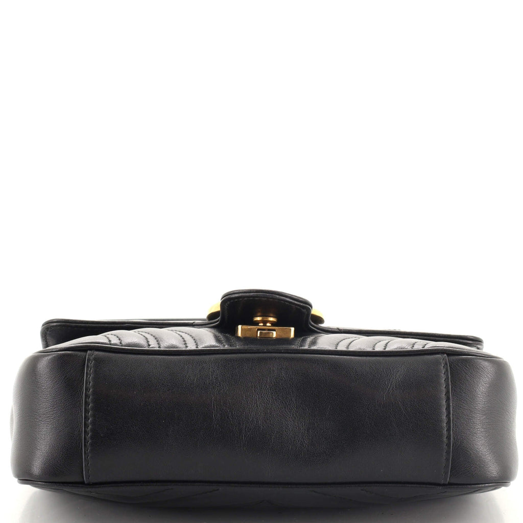 GG Marmont Flap Bag Matelasse Leather Mini