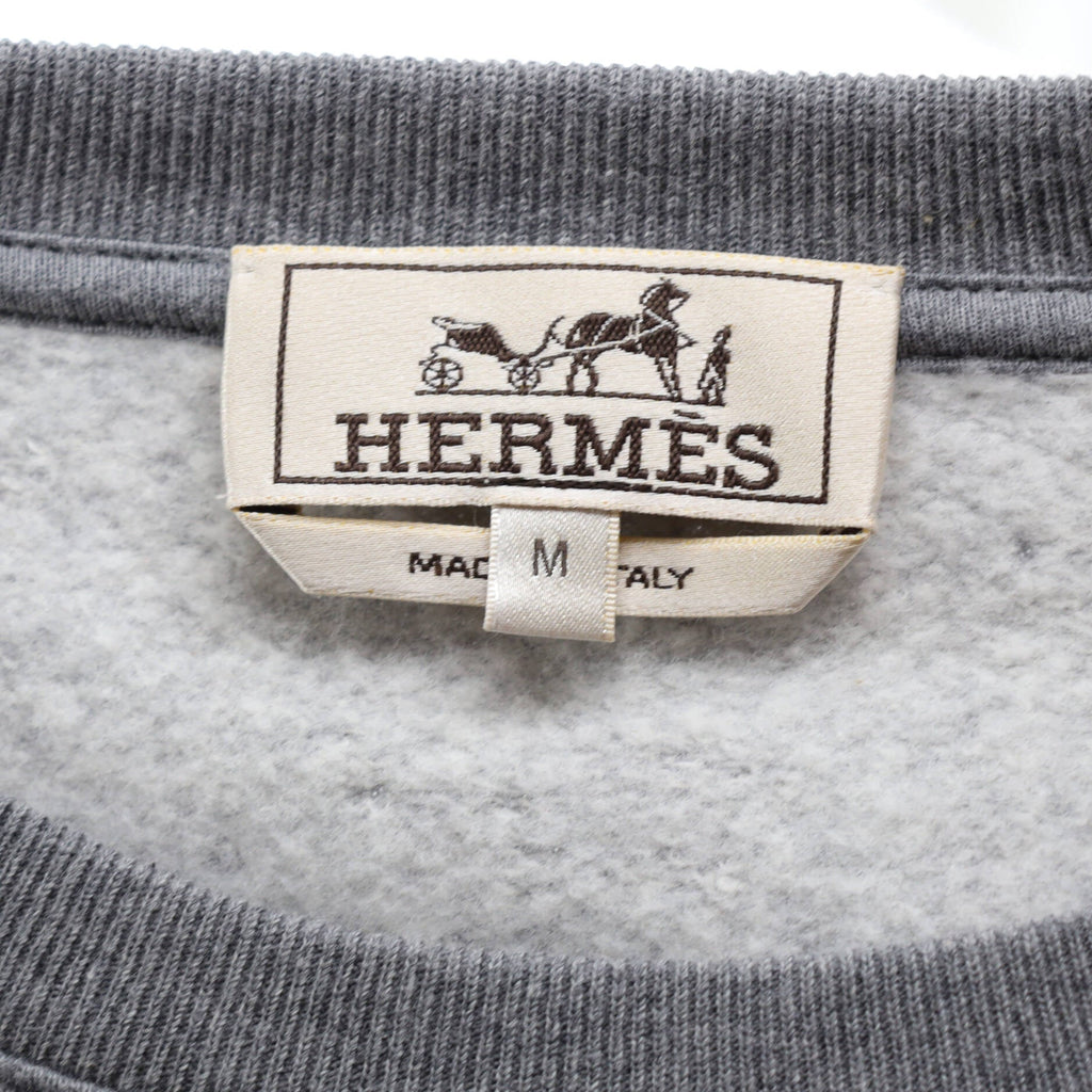 Men's Crewneck Sweater Cotton with Applique