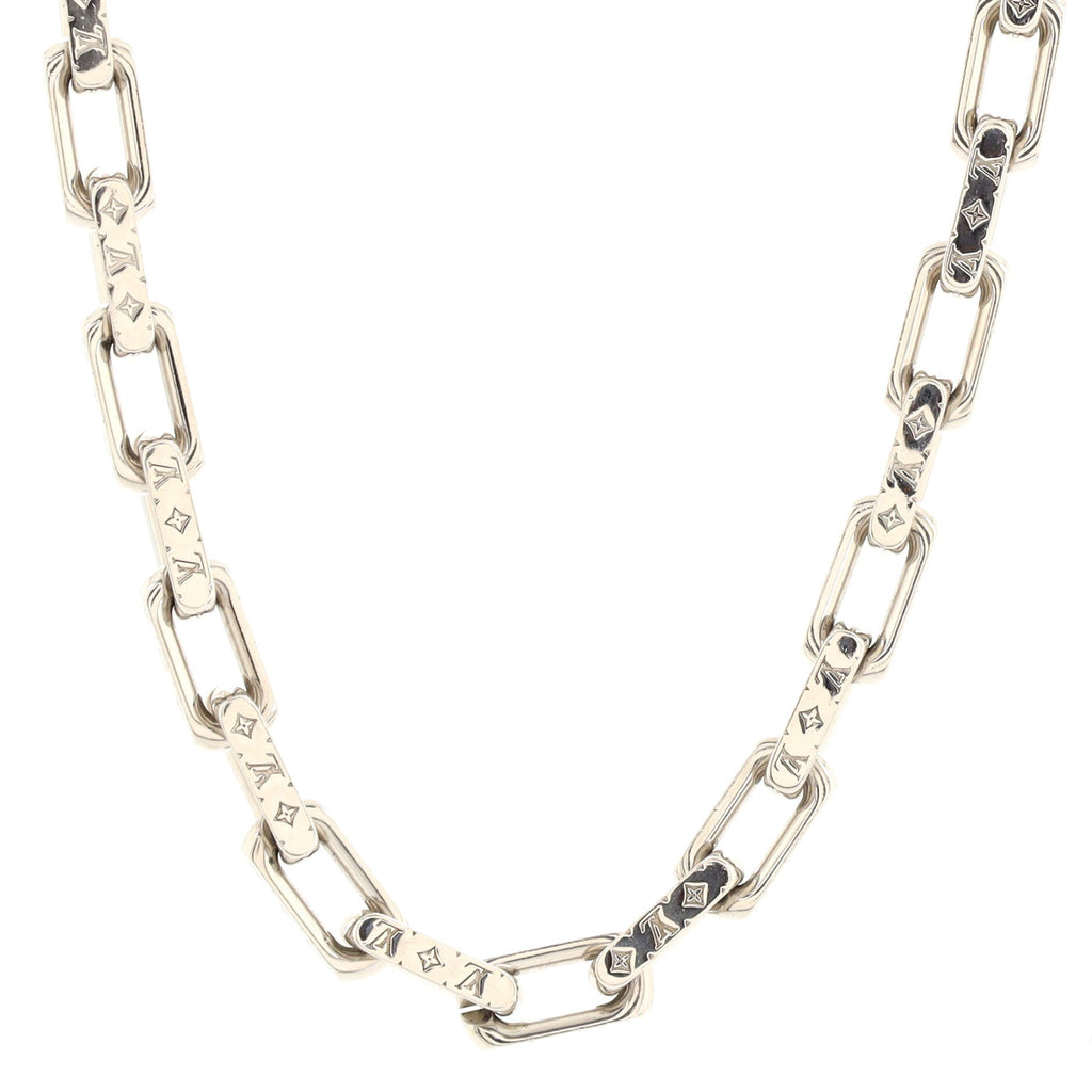 Monogram Chain Necklace Metal