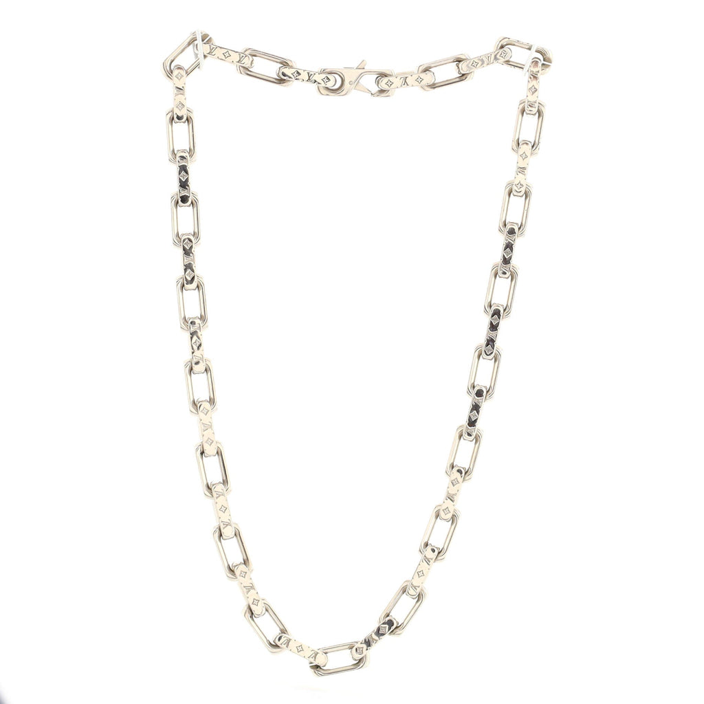 Monogram Chain Necklace Metal