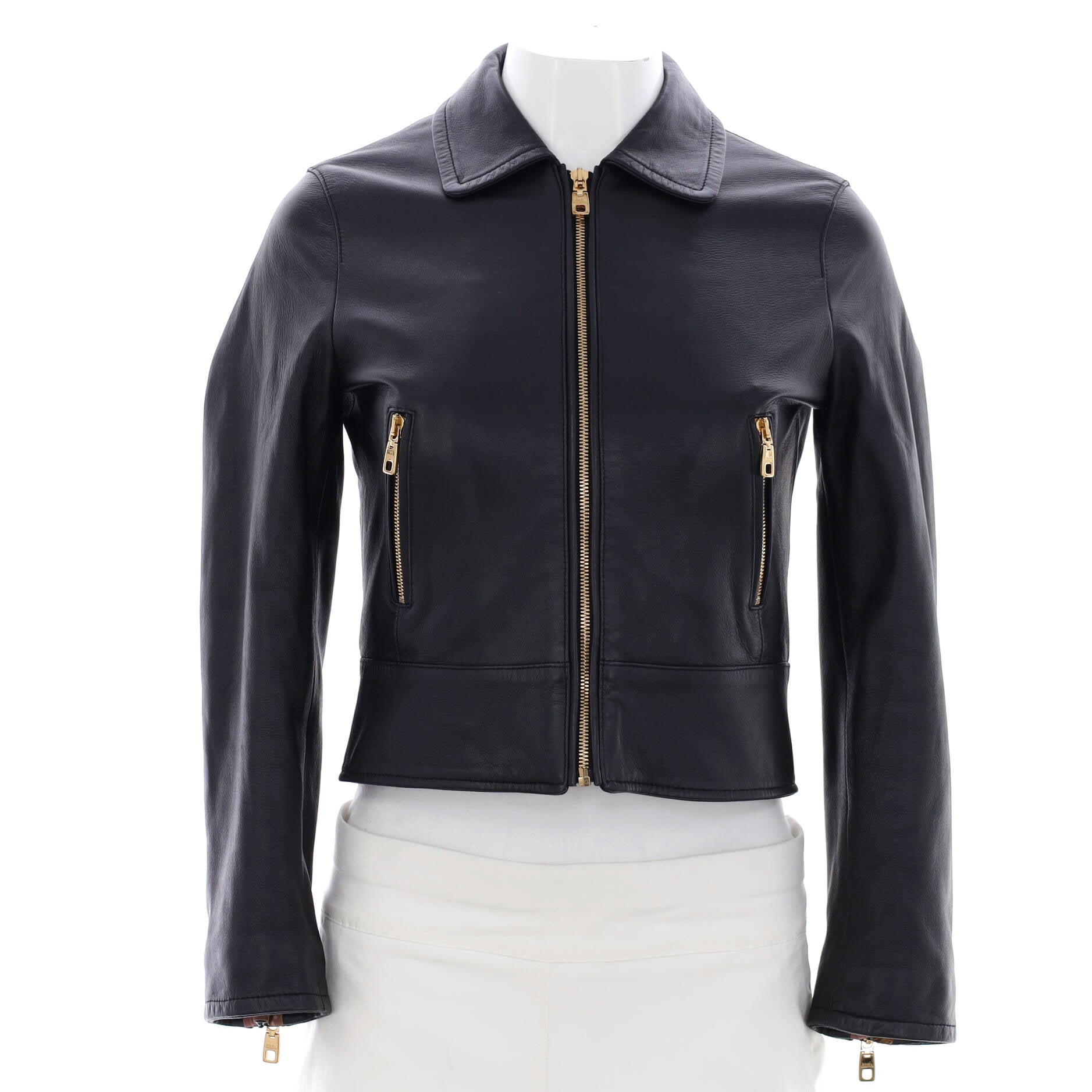 Women's Zip Up Jacket Leather