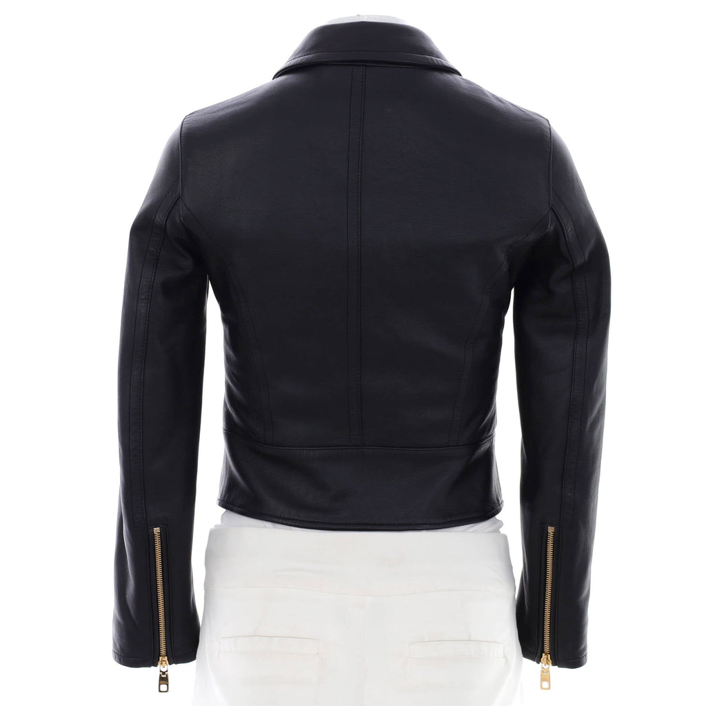 Women's Zip Up Jacket Leather
