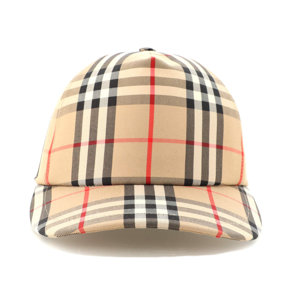 Baseball Cap Vintage Check Canvas Medium