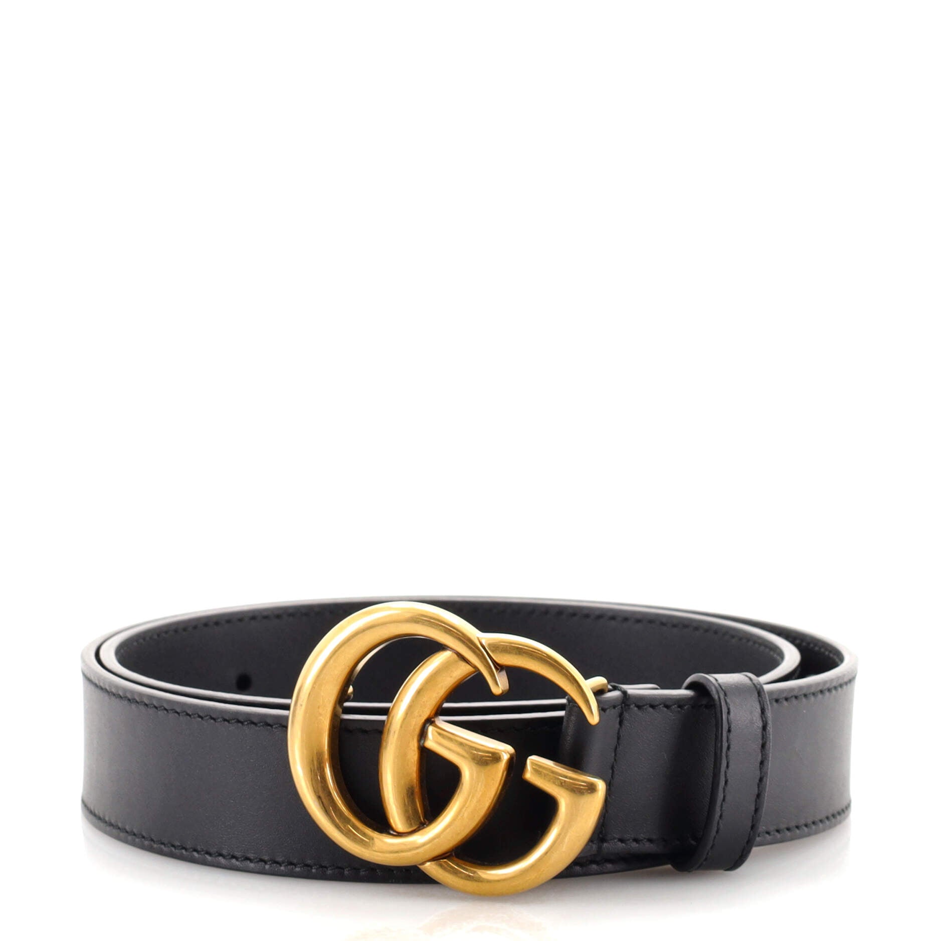 GG Marmont Belt Leather Thin 75