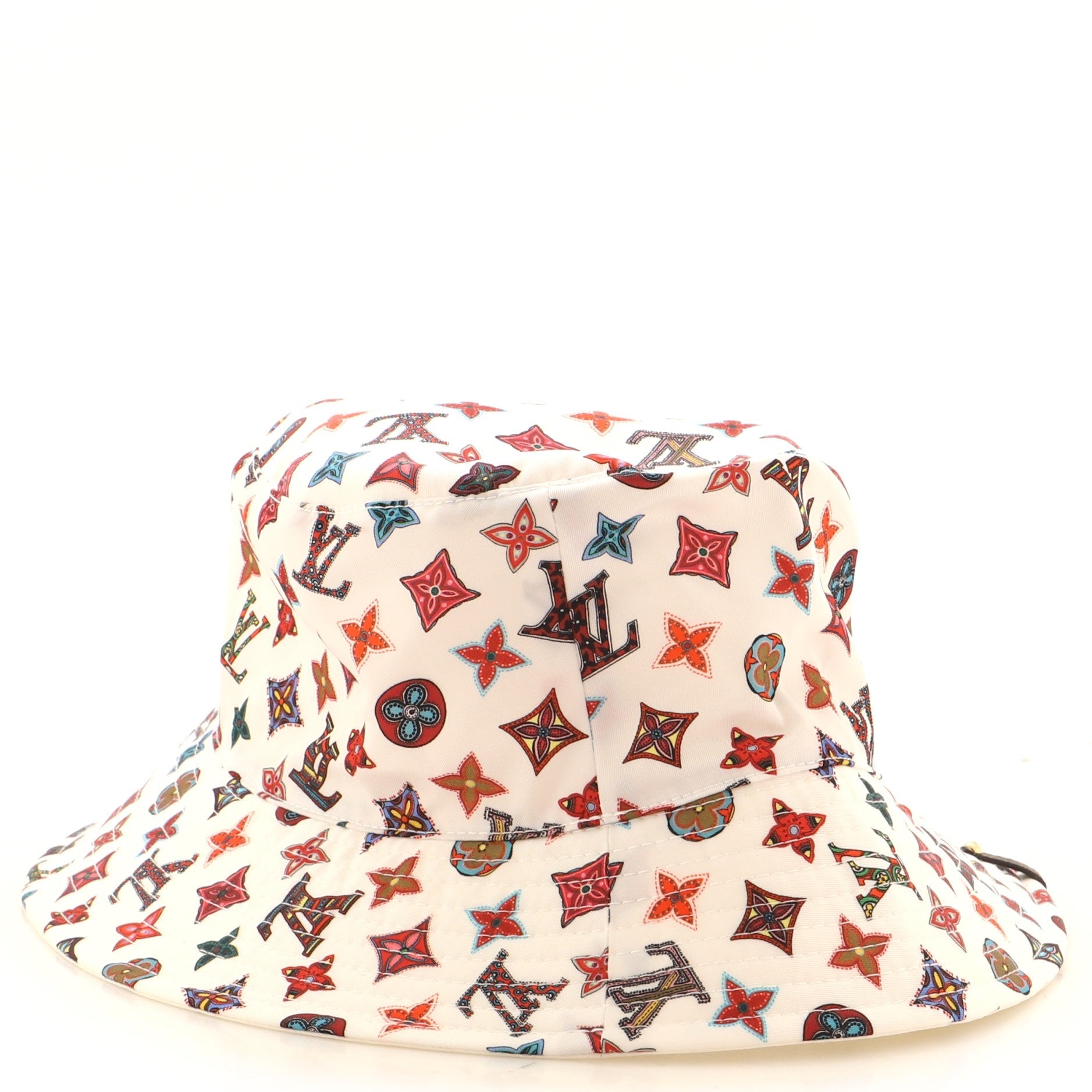 Lovelygram Bob Reversible Bucket Hat Monogram Nylon Medium
