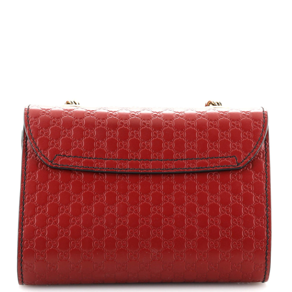 Emily Chain Flap Bag (Outlet) Microguccissima Leather Mini
