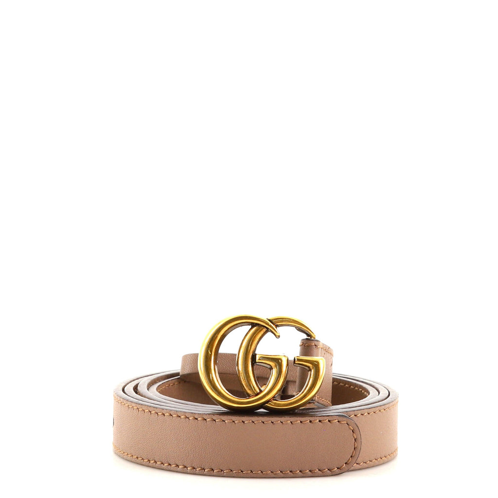 GG Marmont Belt Leather Thin 85