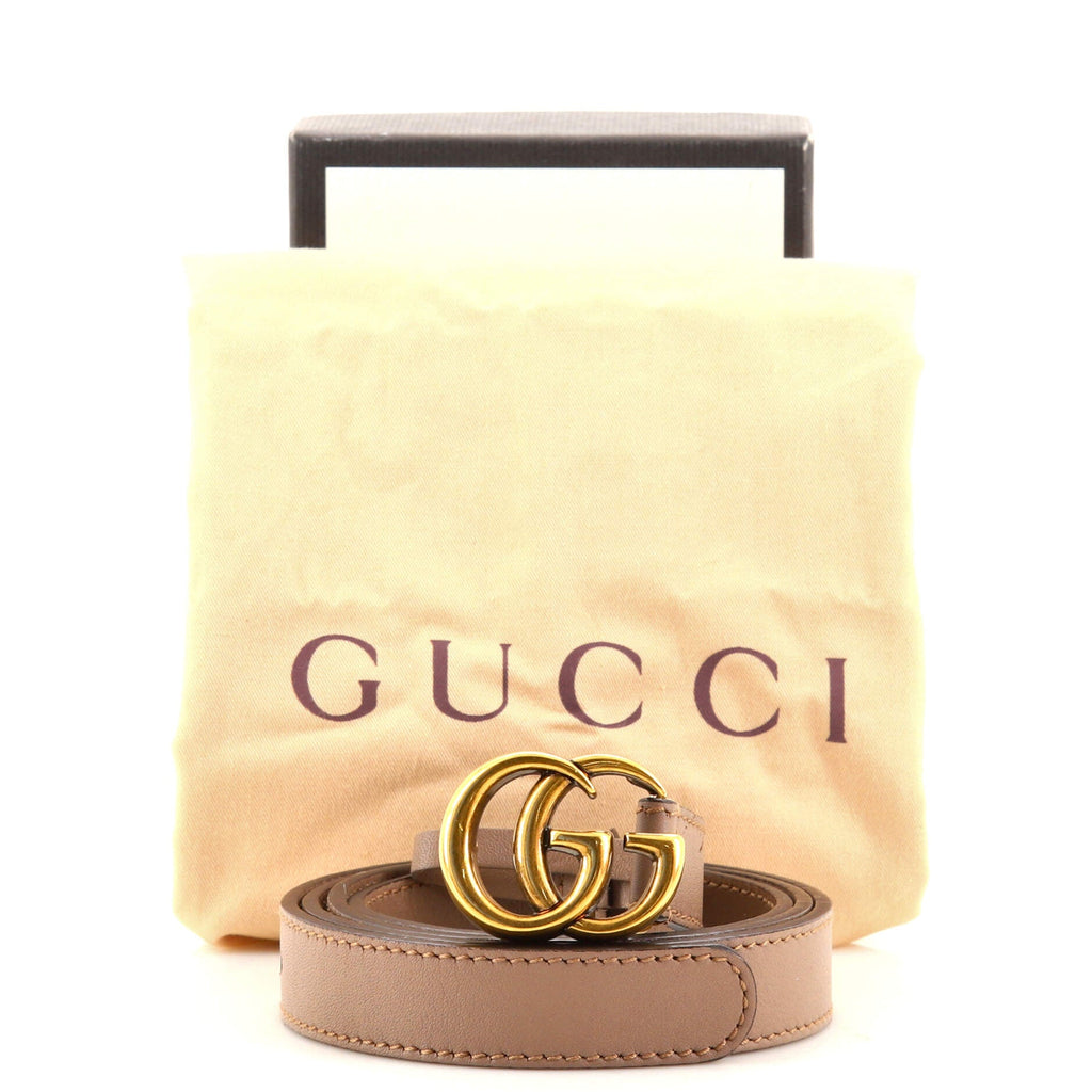 GG Marmont Belt Leather Thin 85