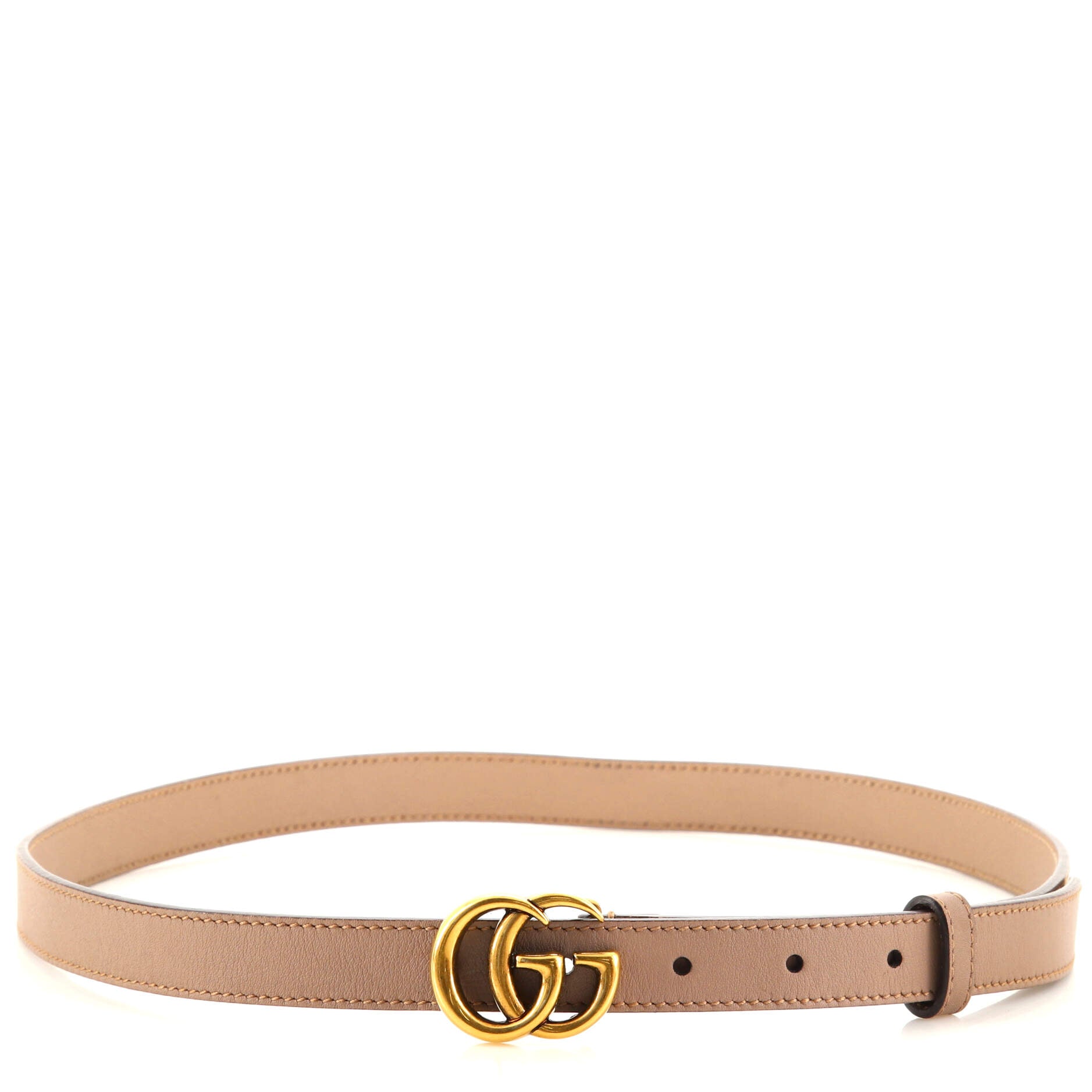 GG Marmont Belt Leather Thin 85