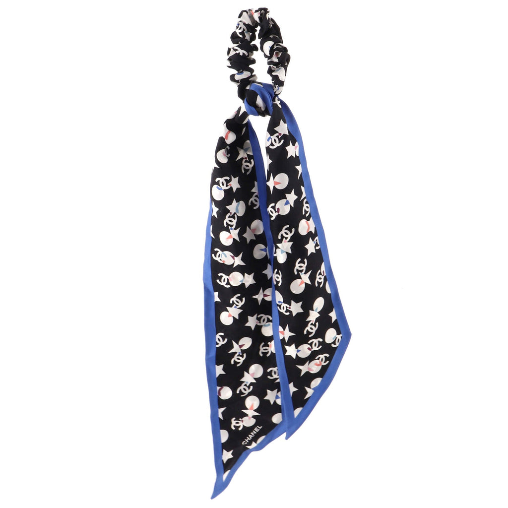 Scrunchie and Twilly Hair Tie Set Printed Silk