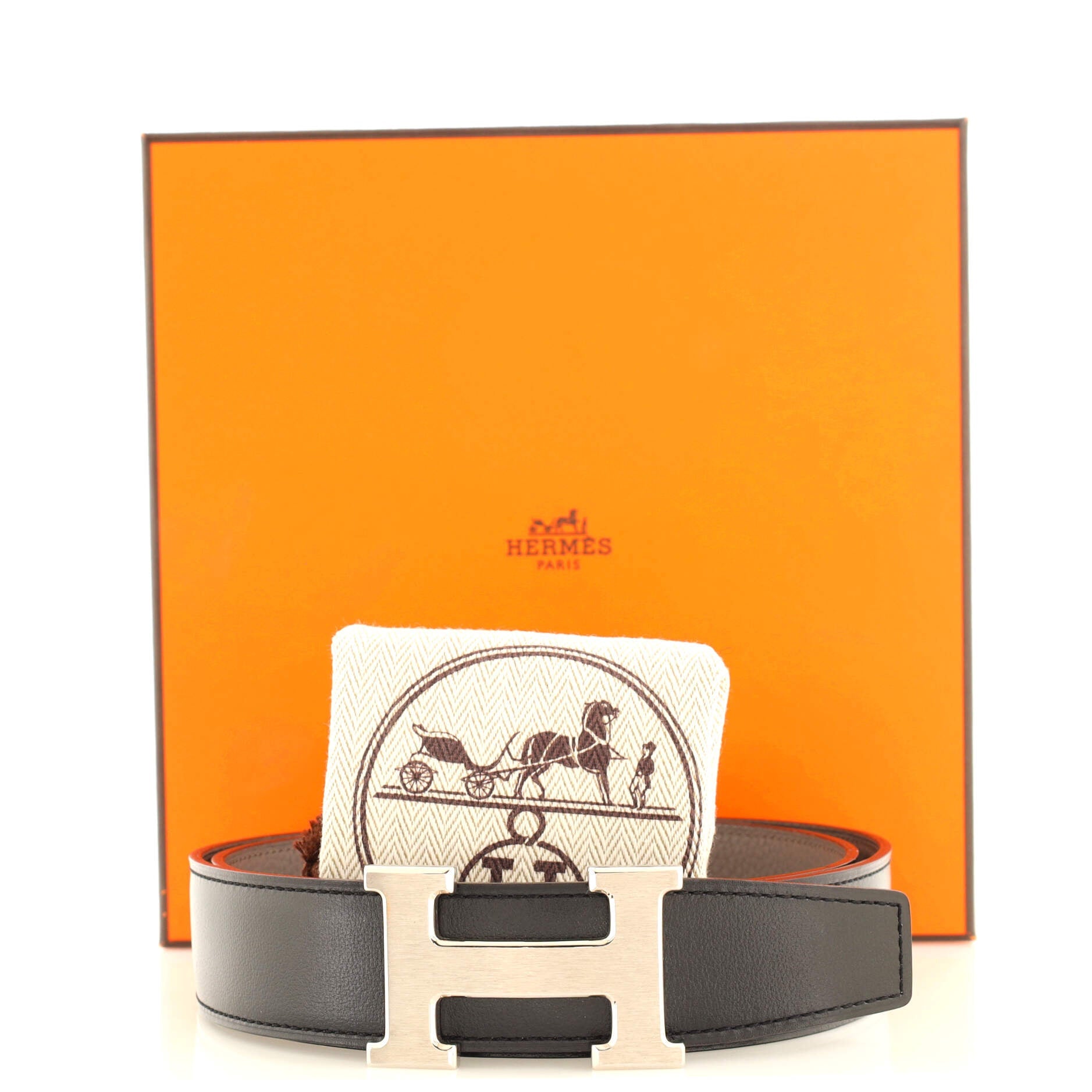 Constance Reversible Belt Leather Medium 85
