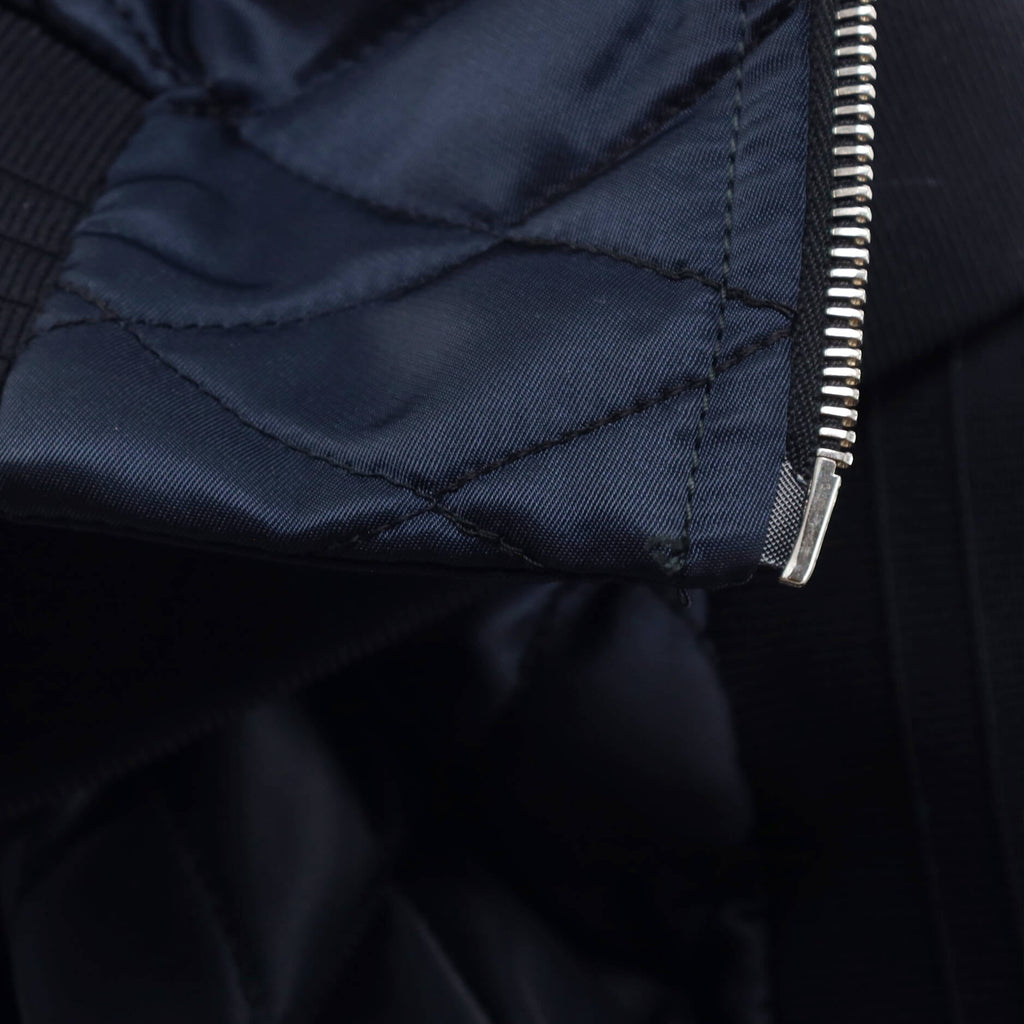 Women's Zip Up Bomber Jacket Quilted Nylon