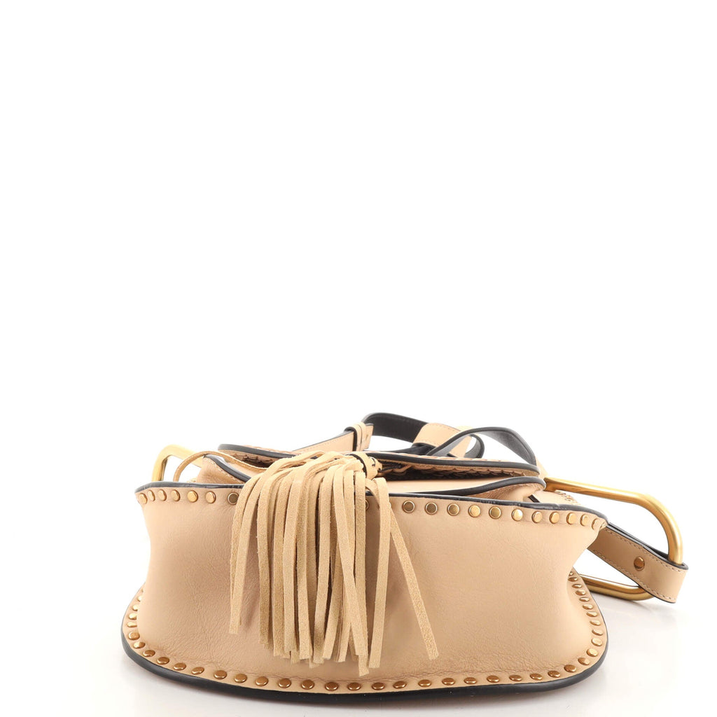 Hudson Handbag Whipstitch Leather Mini