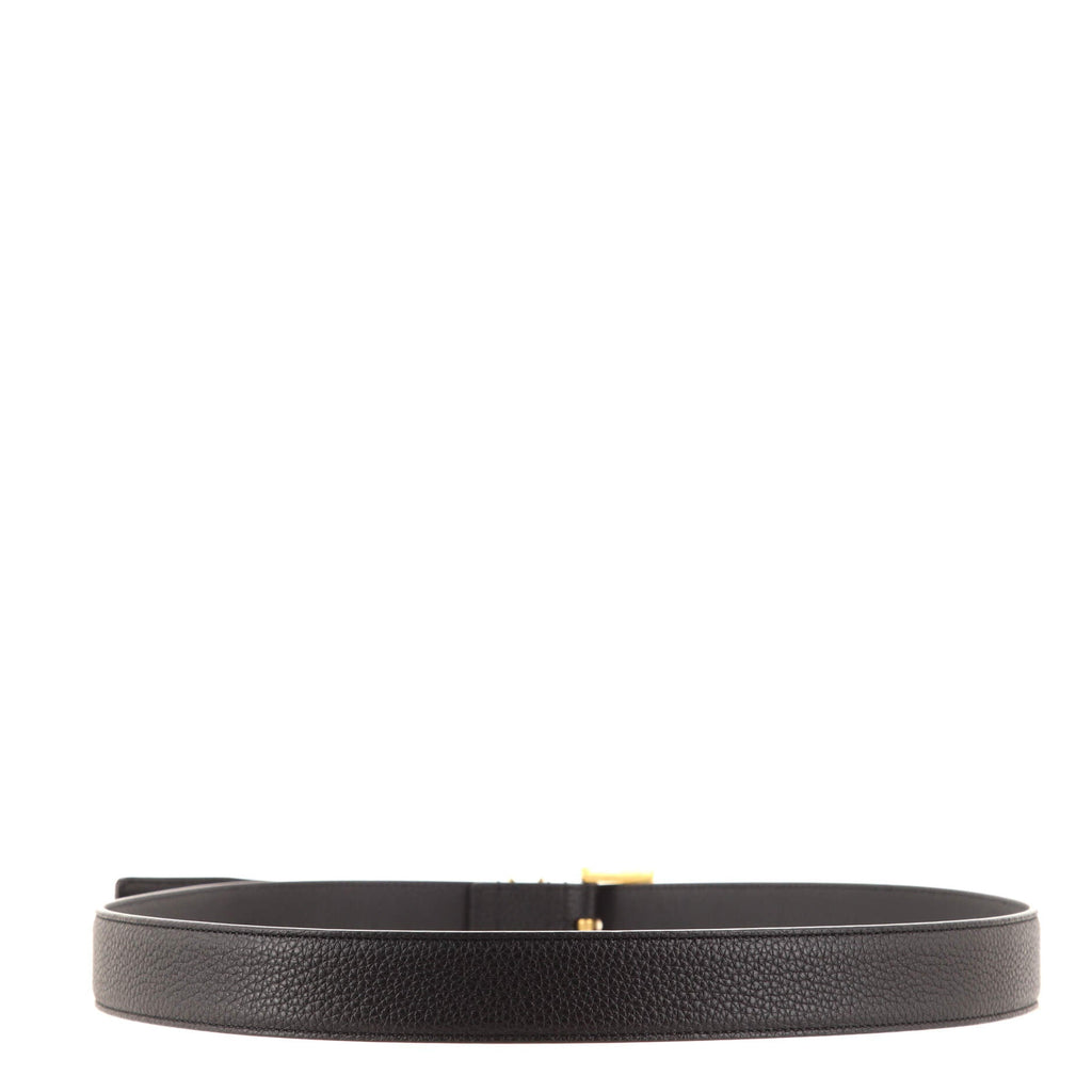 Classic Monogram Square Buckle Belt Leather Medium 100