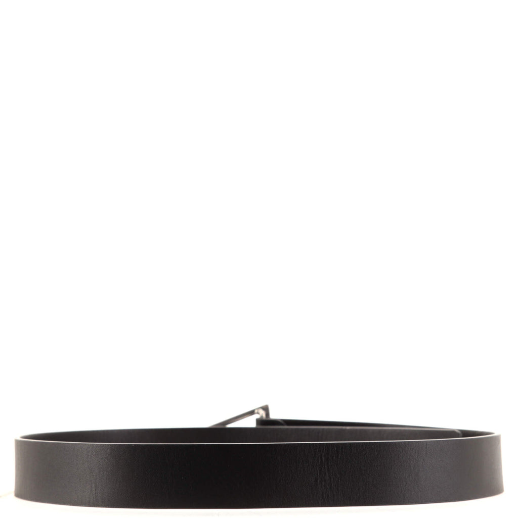 Triangle Buckle Belt Leather Medium 80