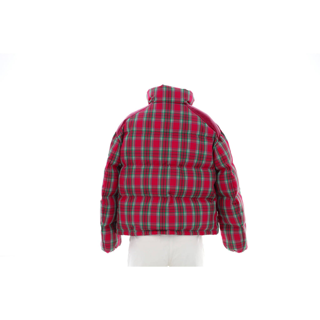Women's Chou Puffer Jacket Printed Quilted Nylon with Down