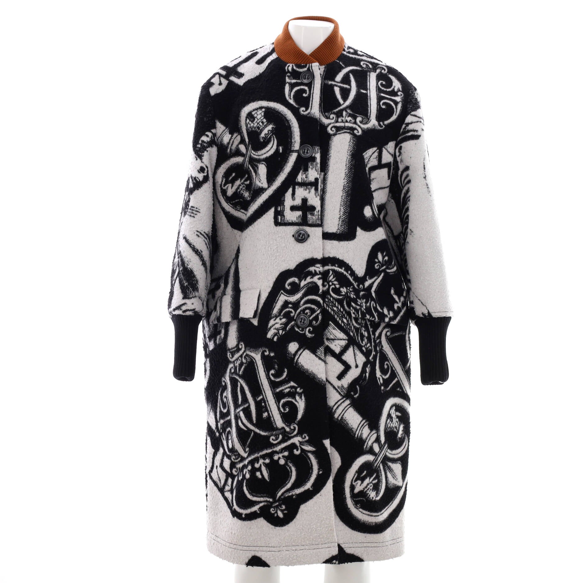 Women's Fornasetti Architecture Coat Wool