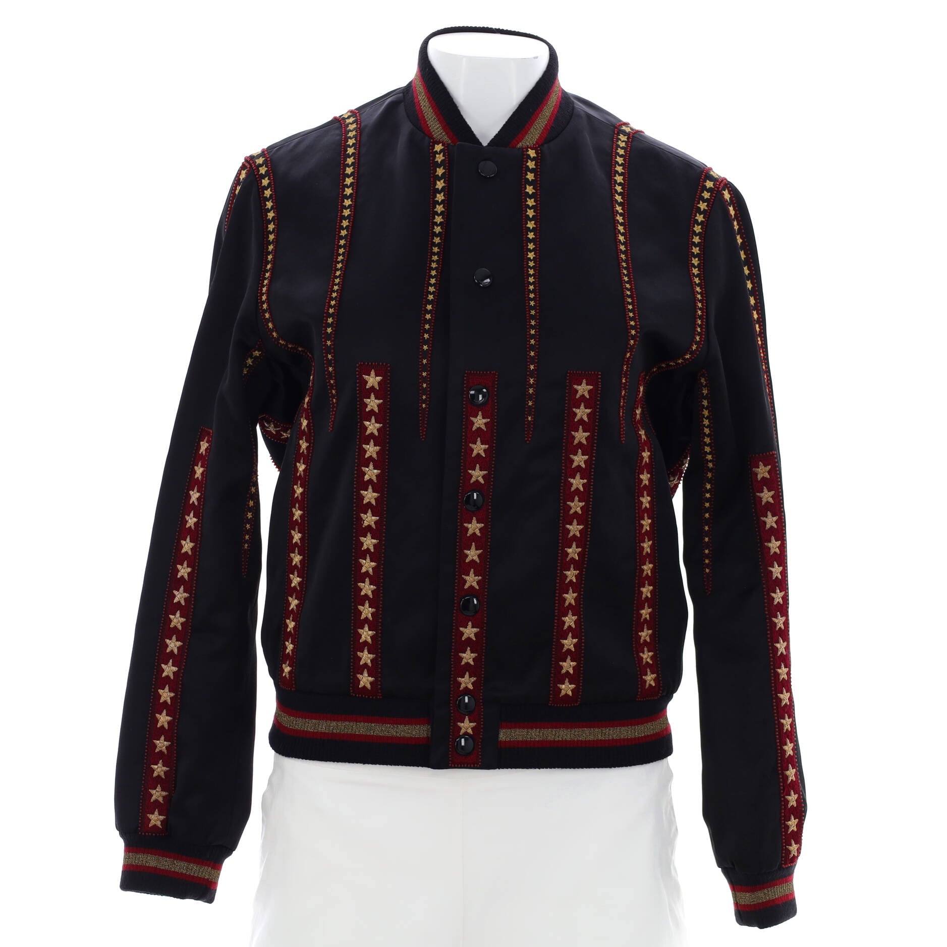 Women's Teddy Bomber Jacket Embellished Satin