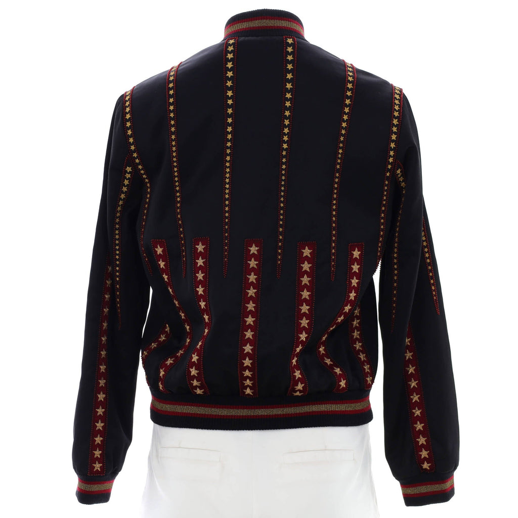Women's Teddy Bomber Jacket Embellished Satin