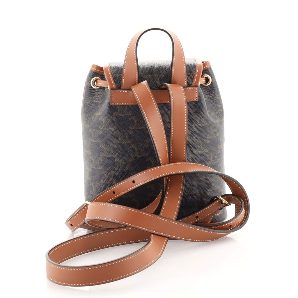 Folco Backpack Triomphe Coated Canvas Mini