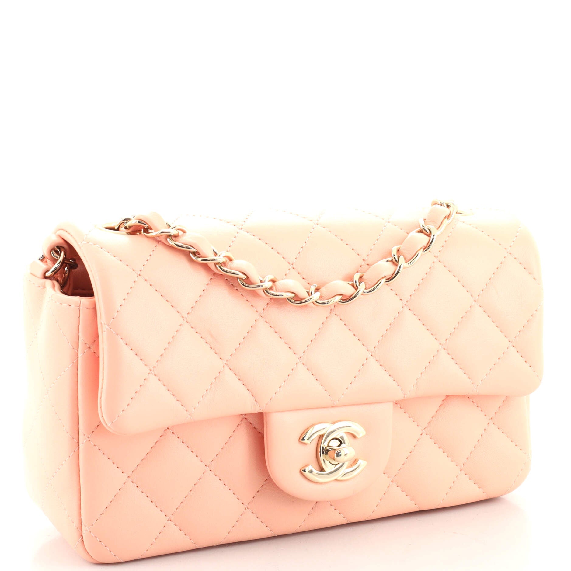 Classic Single Flap Bag Quilted Lambskin Mini